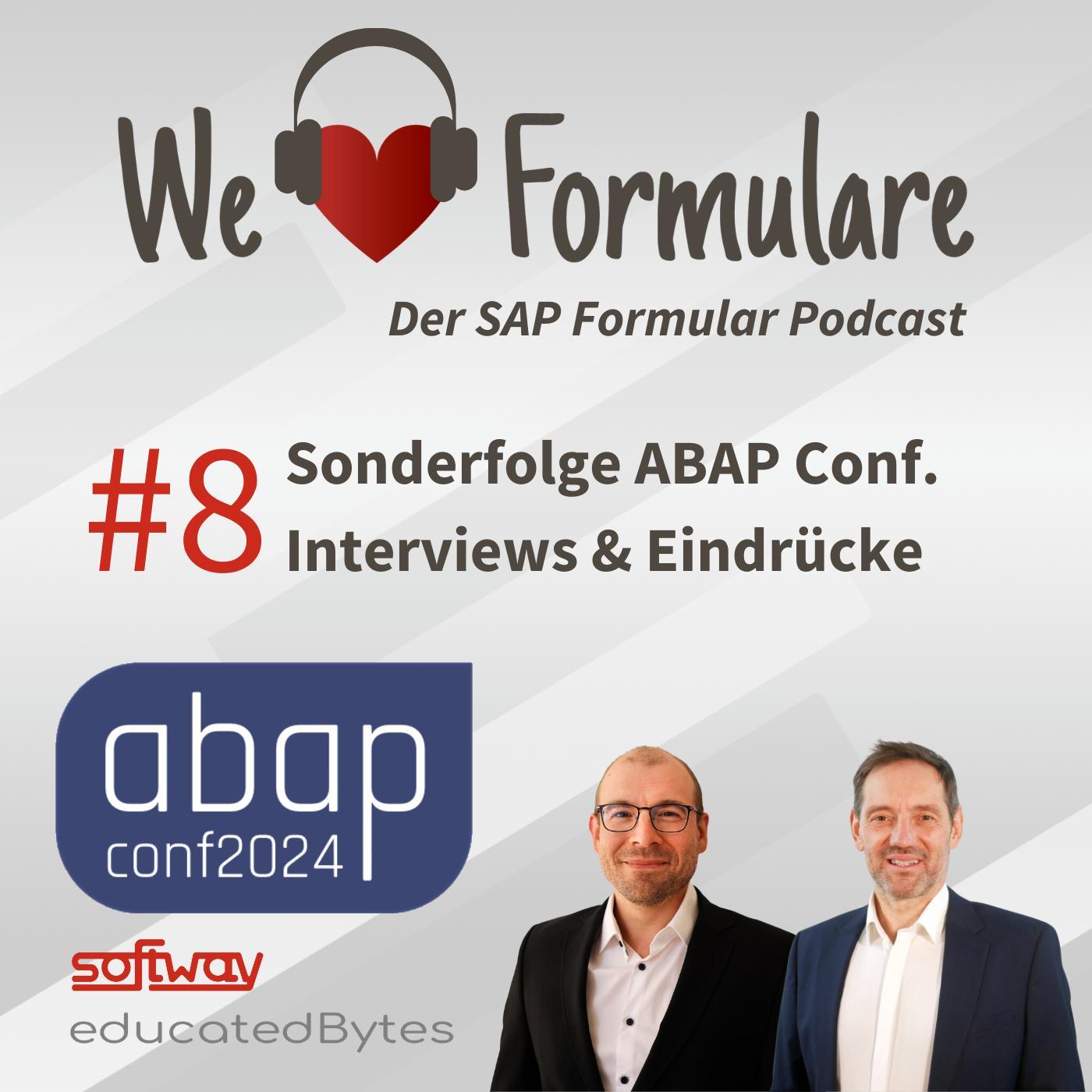 #8 - Sonderfolge ABAP Conf. 2024 #8 - Sonderfolge ABAP Conf. 2024