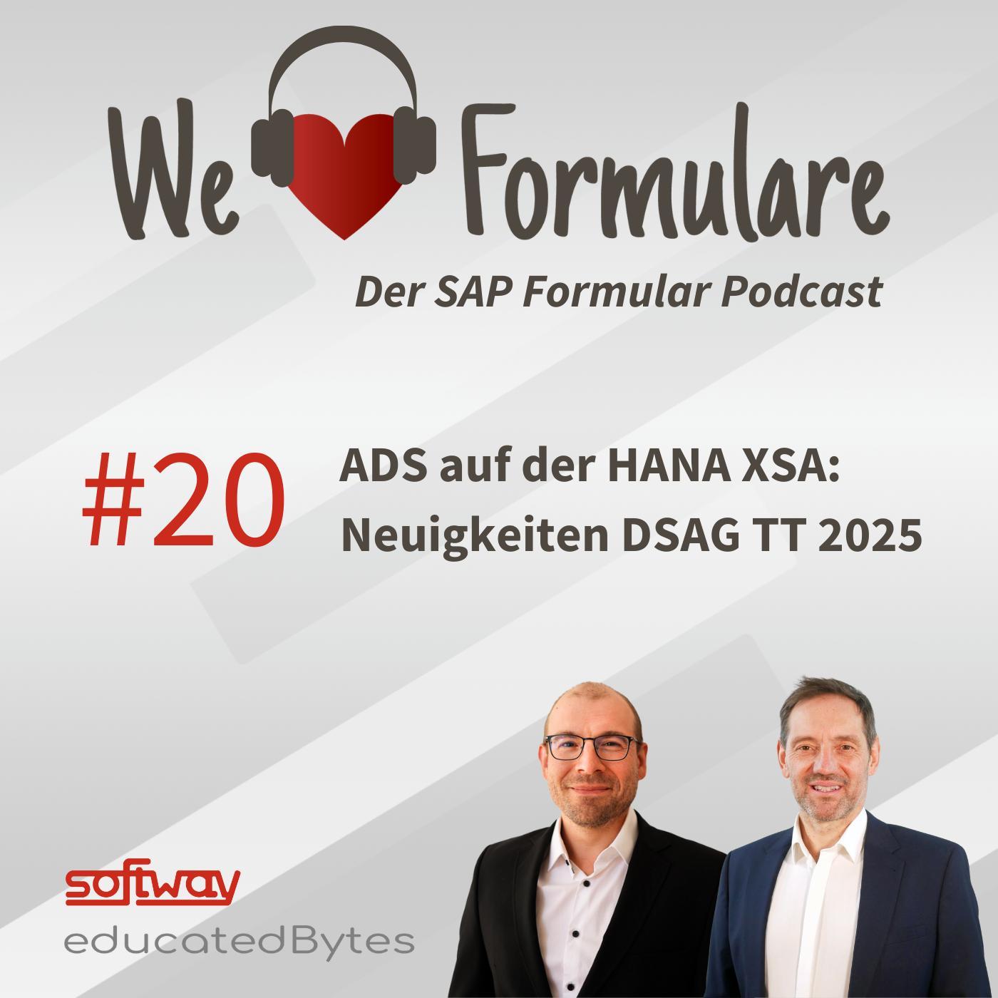 #20 - ADS auf der HANA XSA: Neuigkeiten von den DSAG Technologietagen 2025 #20 - ADS auf der HANA XSA: Neuigkeiten von den DSAG Technologietagen 2025