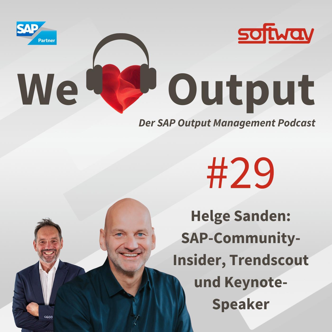 #29 - Helge Sanden: SAP-Community-Insider, Trendscout und Keynote-Speaker episode artwork