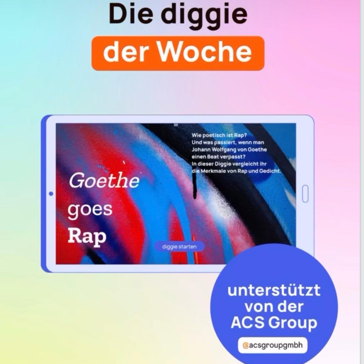 Die diggie der Woche: Rap vs. Gedicht