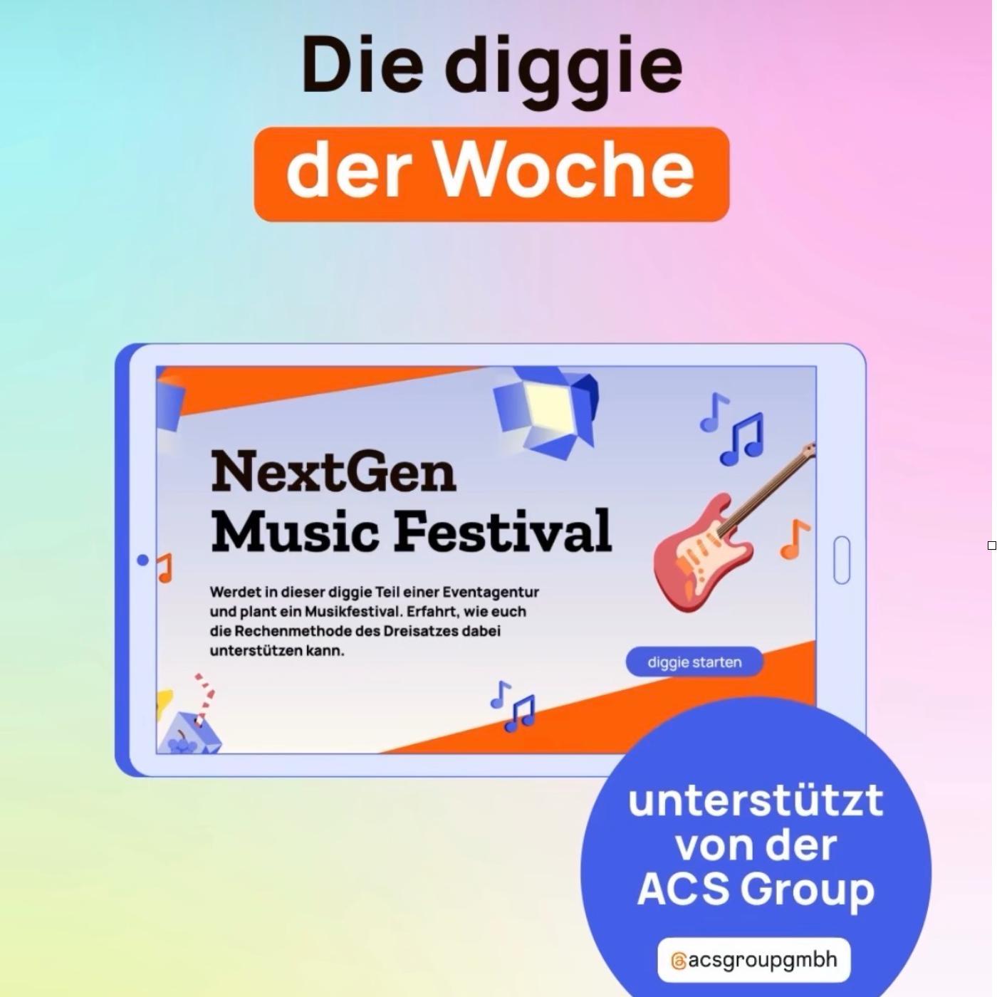 Die diggie der Woche: Dreisatz berechnen