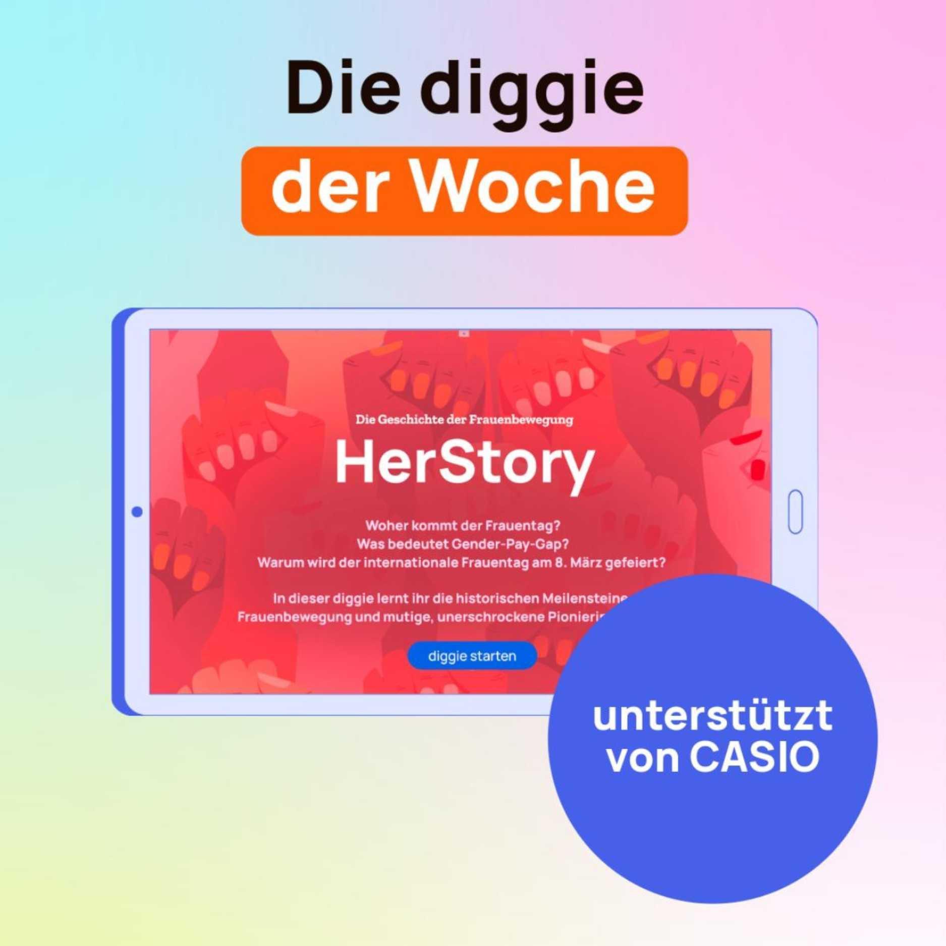 Die diggie der Woche: Geschichte der Frauenbewegung