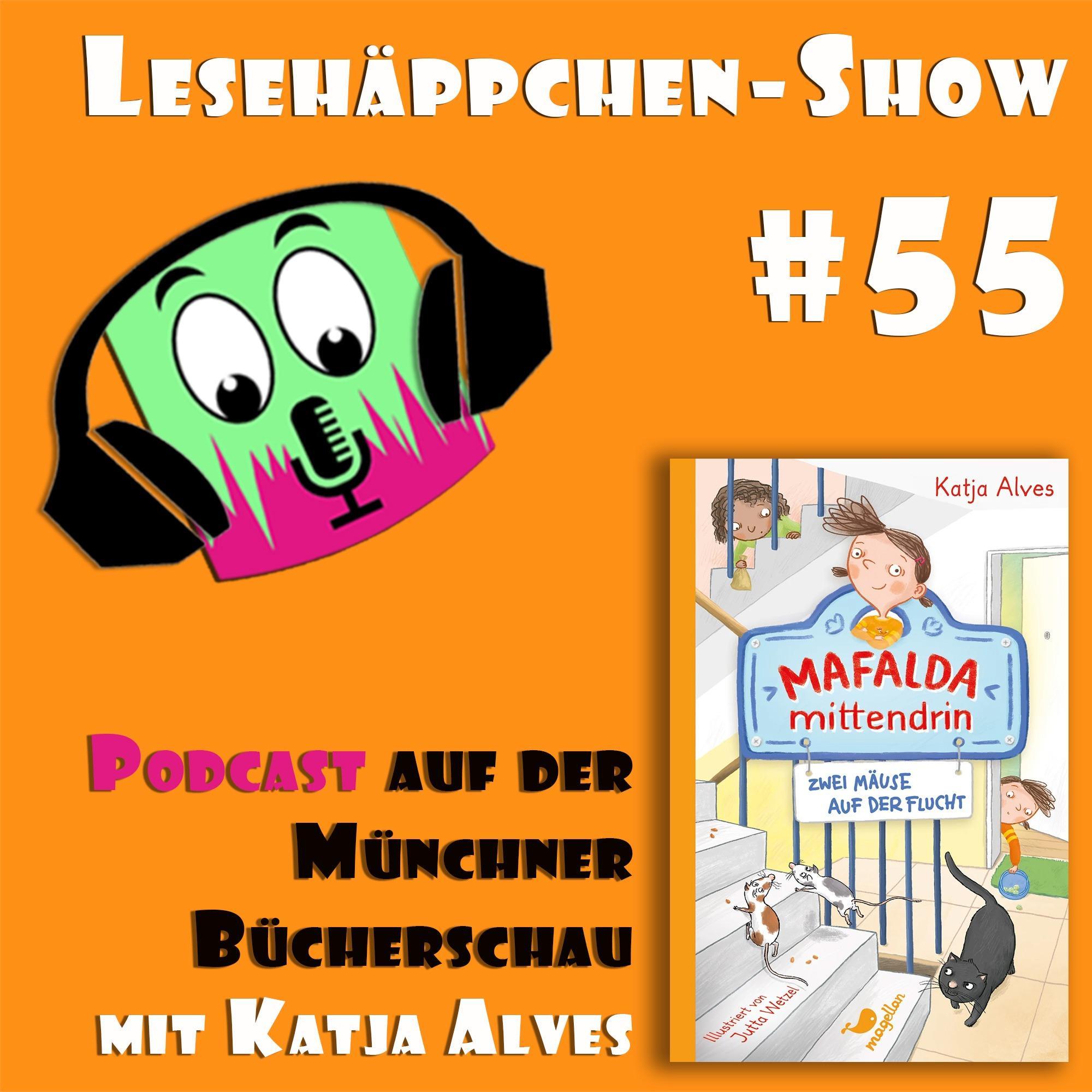 LESEHÄPPCHEN #55: 📖"MAFALDA mittelndrin" mit den Podcast-Kids der Münchner Bücherschau