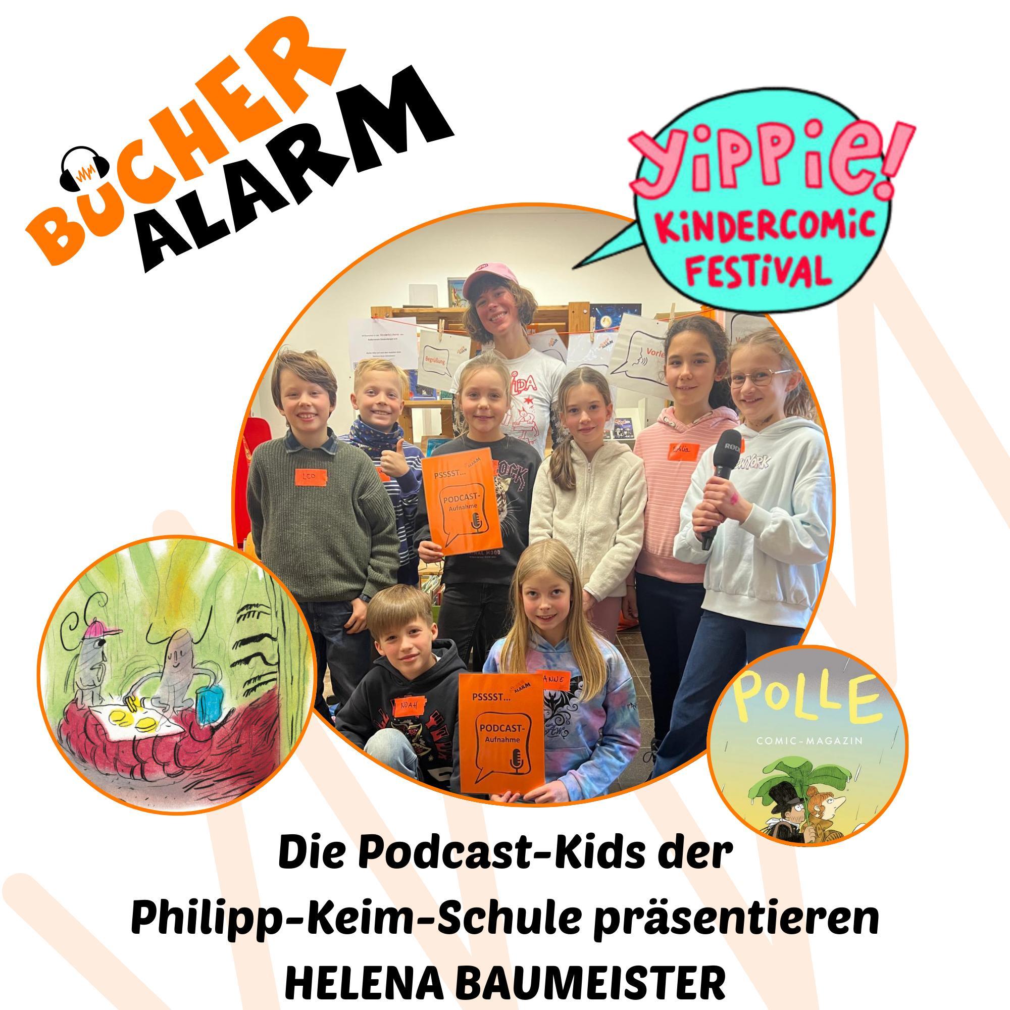 YIPPIE! Helena Baumeister mit den Podcast-ReporterInnen der Philipp-Keim-Schule episode artwork