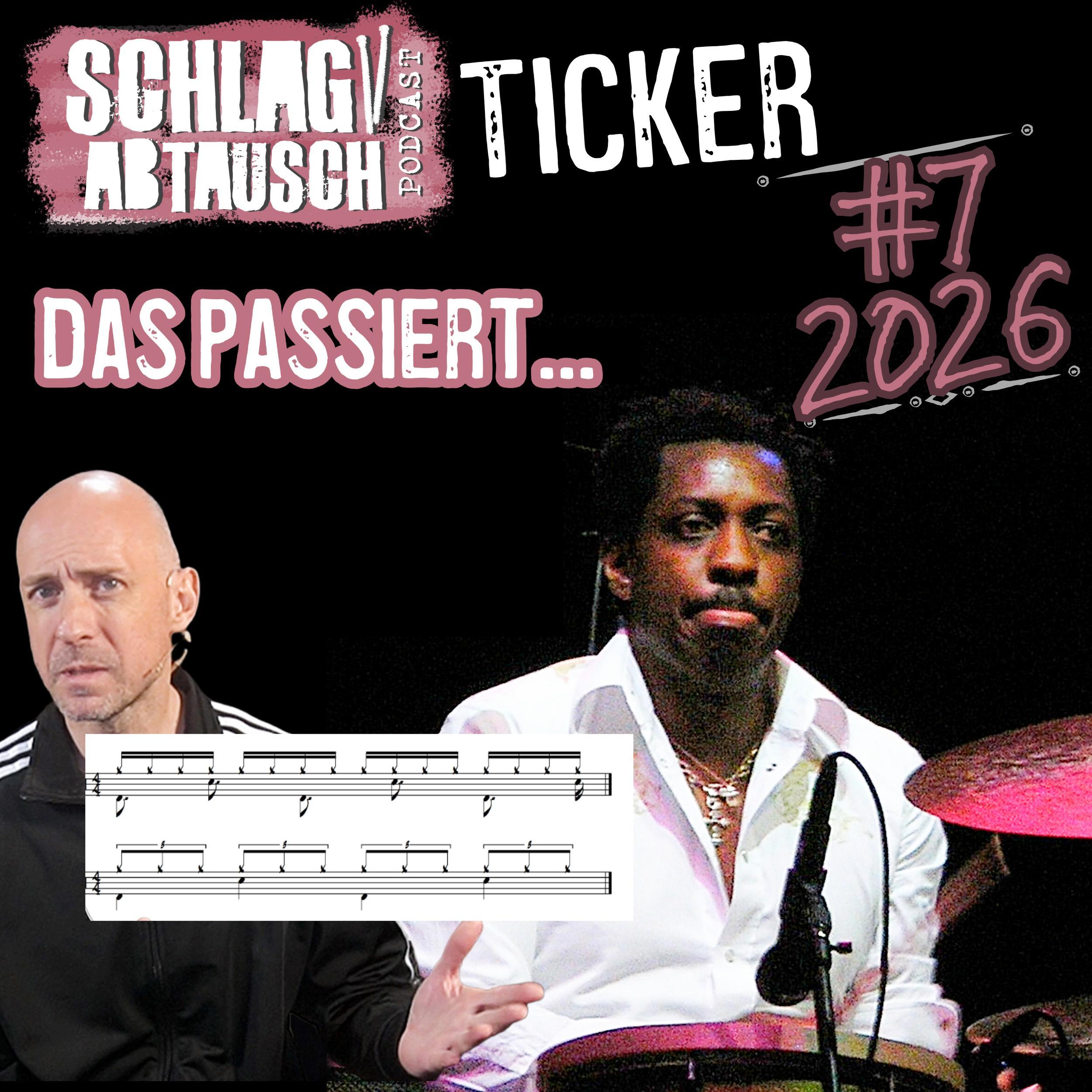 Schlagabtausch Ticker #7 2026 - Europe Drum Show Line up & Metrische Modulation ohne Mathe episode artwork