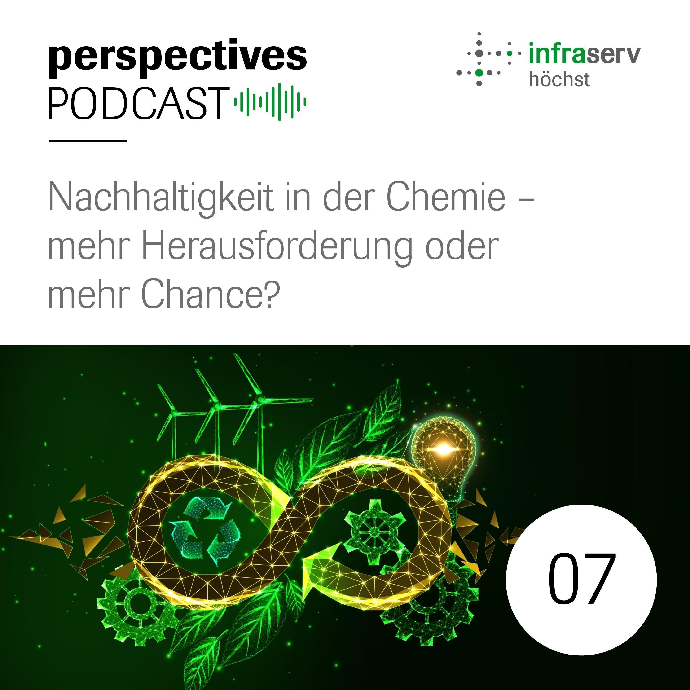 perspectives Podcast #07: Nachhaltigkeit in der Chemie – mehr Herausforderung oder mehr Chance?