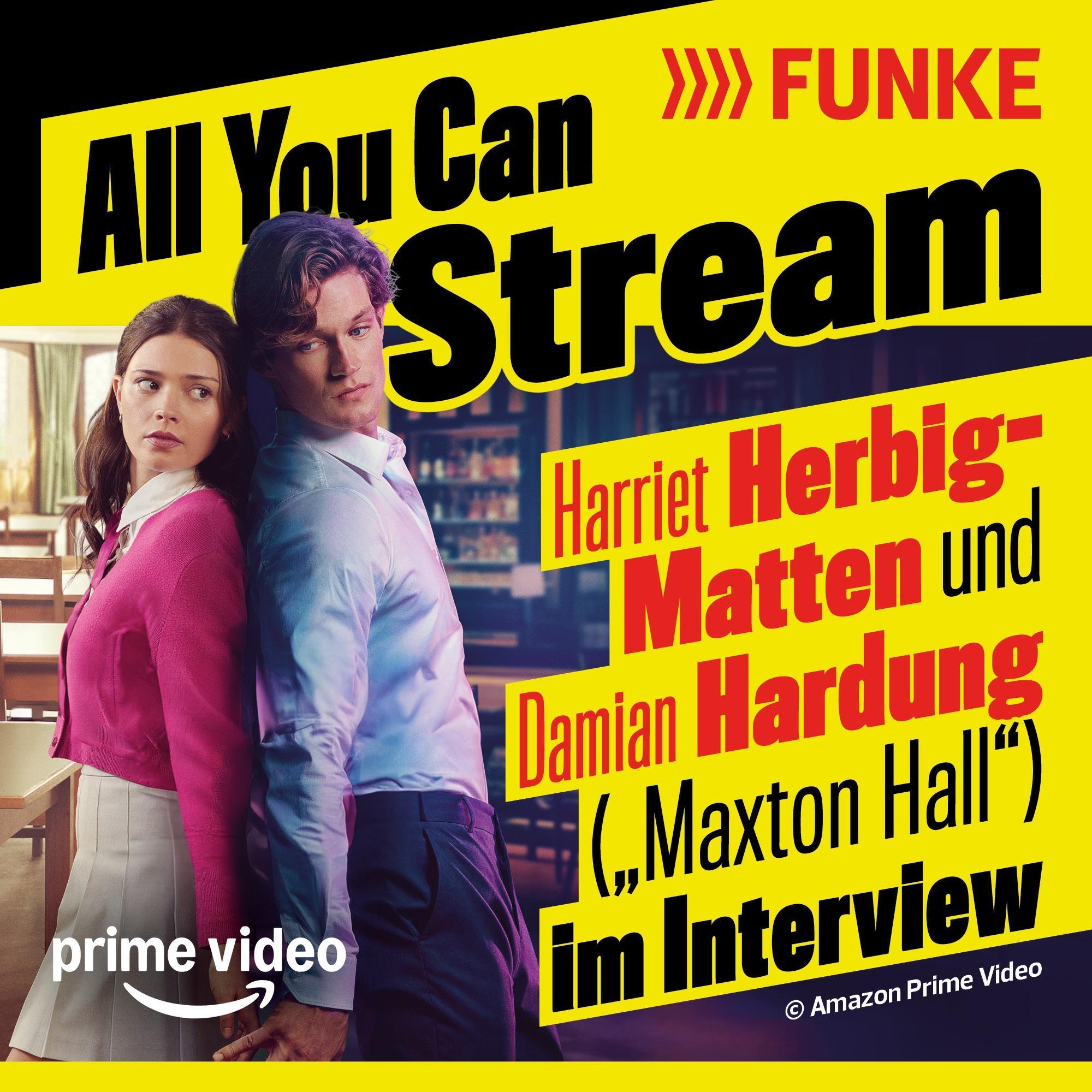 "Frankenstein", "All's Fair". PLUS: Harriet Herbig-Matten und Damian Hardung über "Maxton Hall" S2 episode artwork