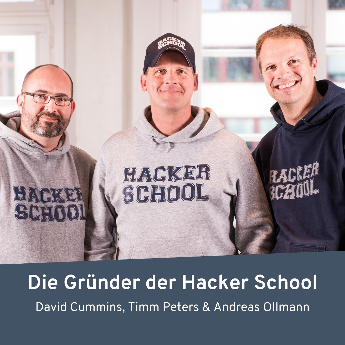#43 Talk mit den Gründern der Hacker School – David Cummins, Andreas Ollmann & Timm Peters