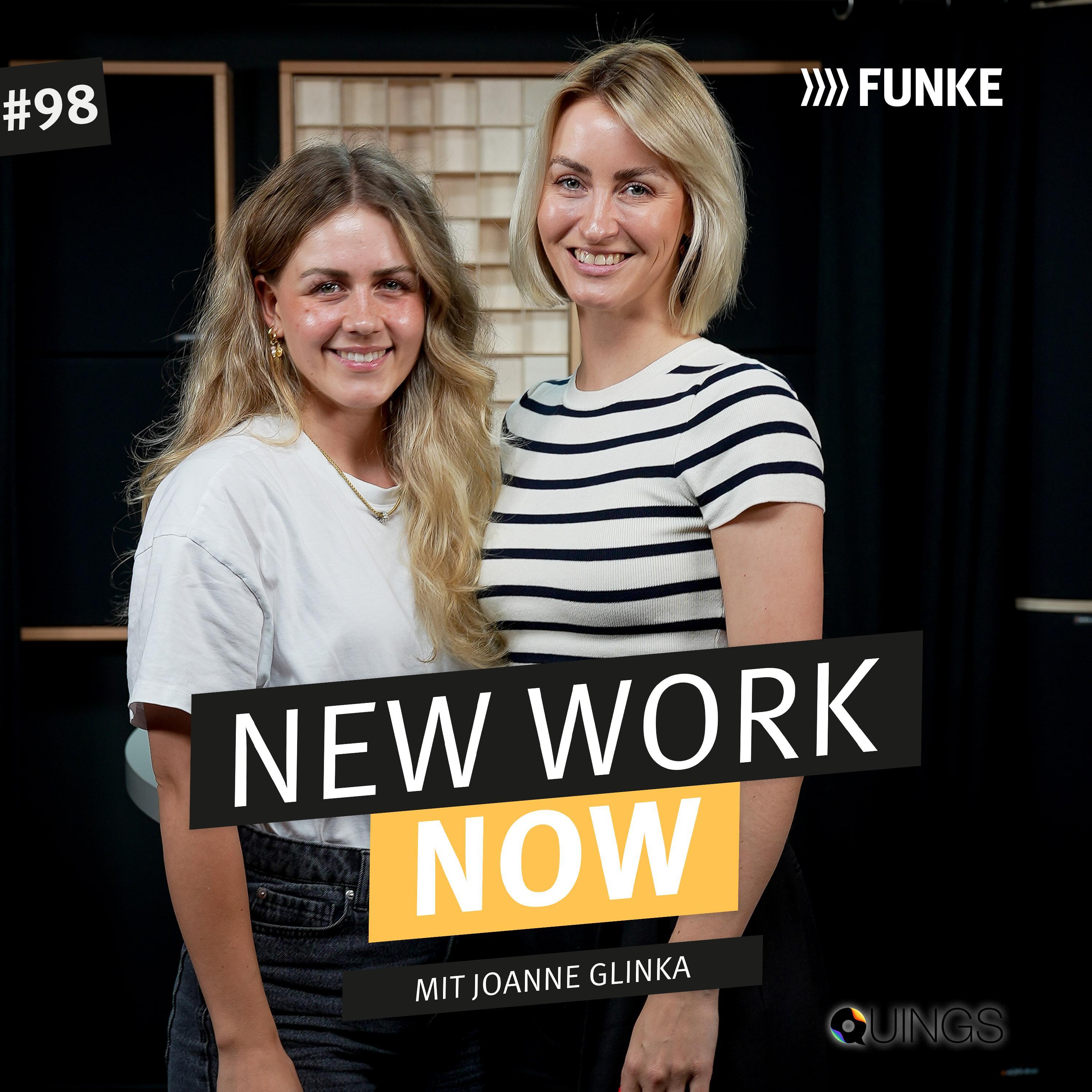 #98 Joanne Glinka (Joi Bella) | Über New Work im Social Media, den Umgang mit toxischen Führungskräften und das Leben ist eine Achterbahnfahrt episode artwork