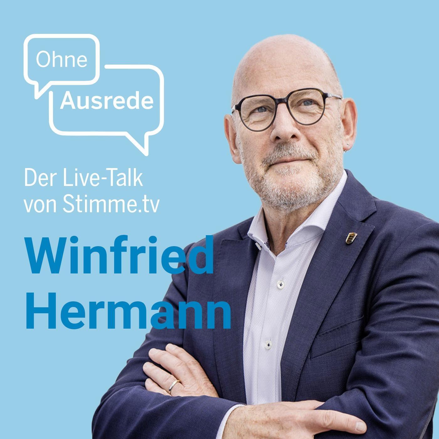 Ohne Ausrede - der Live-Talk  mit Verkehrsminister Winfried Hermann