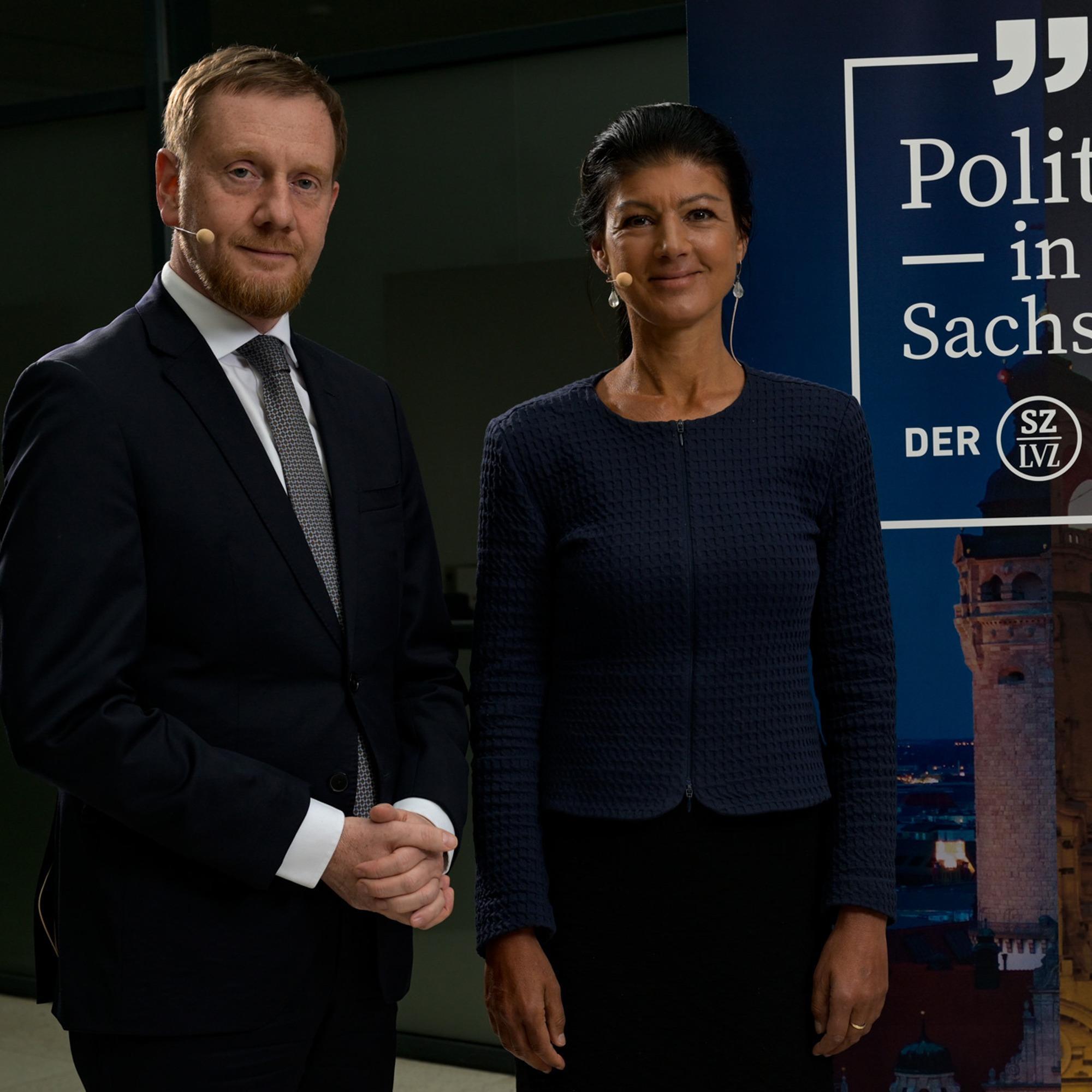 Kretschmer trifft Wagenknecht – das Streitgespräch Kretschmer trifft Wagenknecht – das Streitgespräch